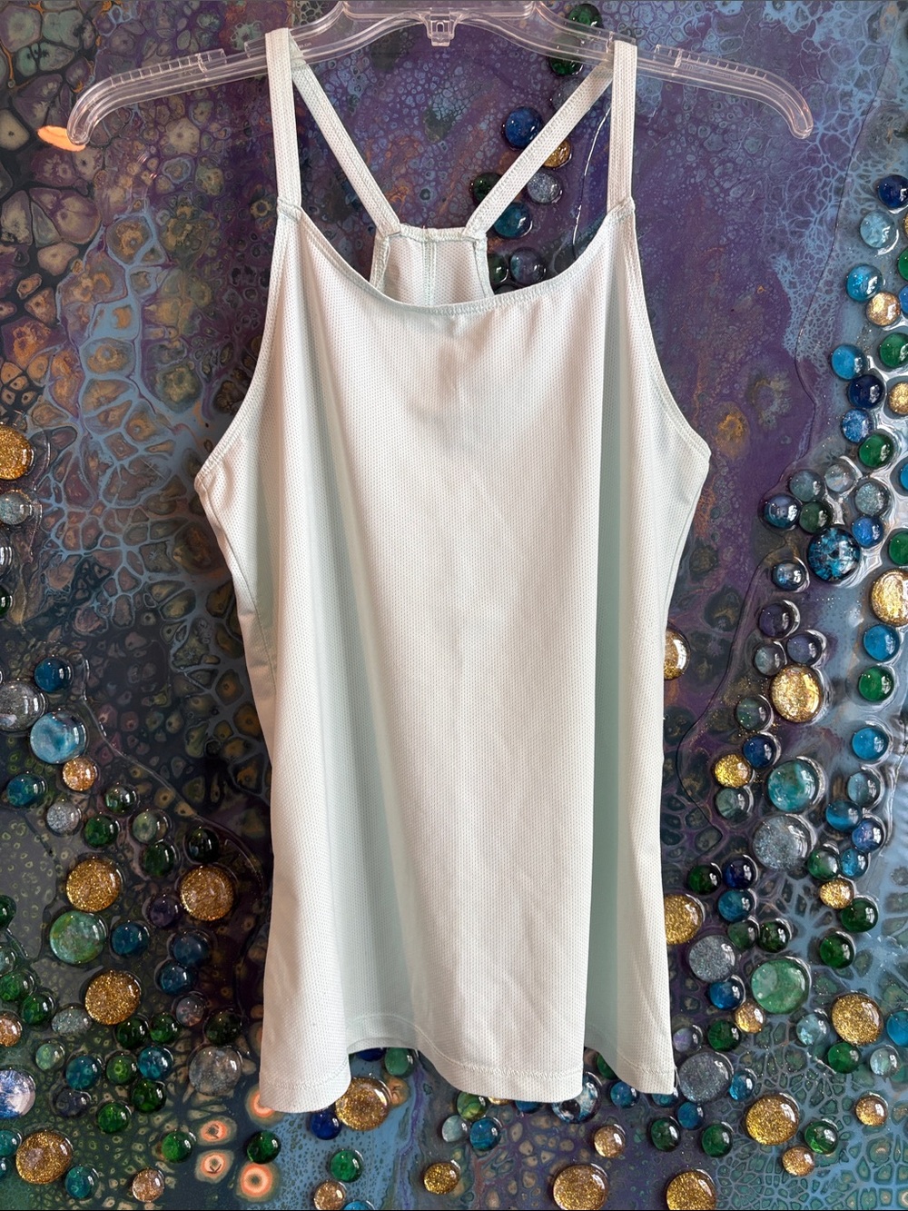 Ice Blue Oiselle Running Exercise Tank